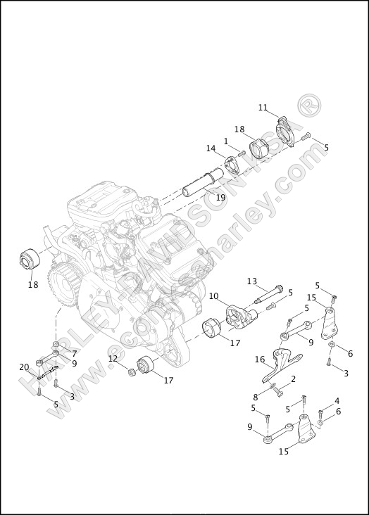 ENGINE MOUNTS AND STABILIZER LINK